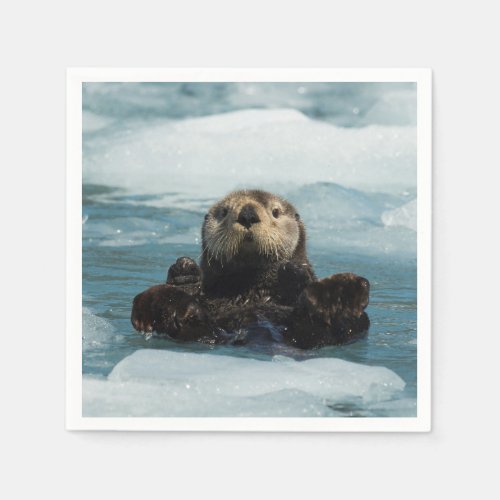 Floating Otter Napkins