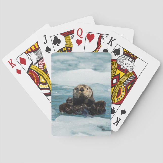 Floating Otter Poker Cards (Back)