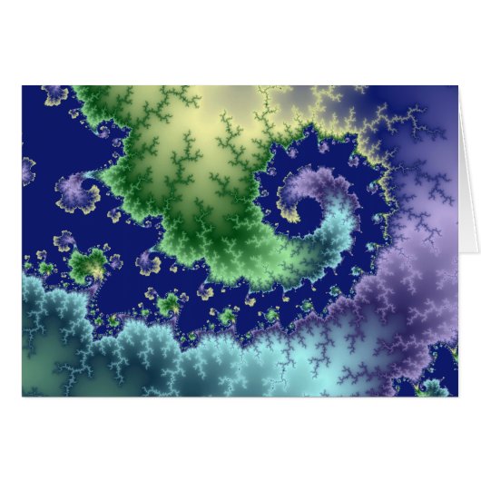 Floating Out - Fractal Card (Front Horizontal)