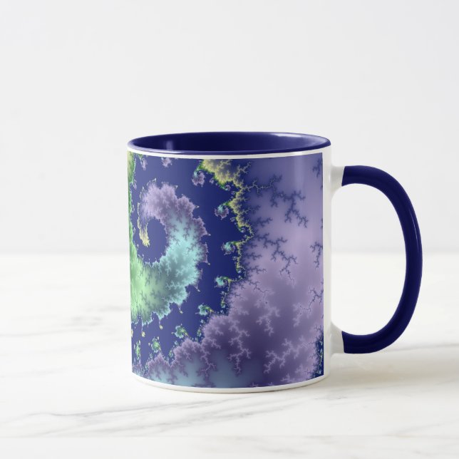 Floating Out - Fractal Mug (Right)