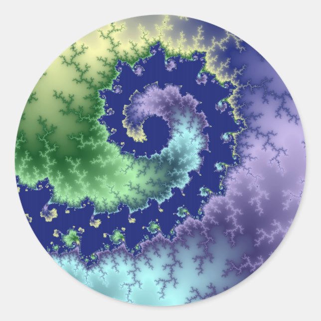 Floating Out - Fractal Sticker (Front)