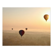 Floating over the early morning