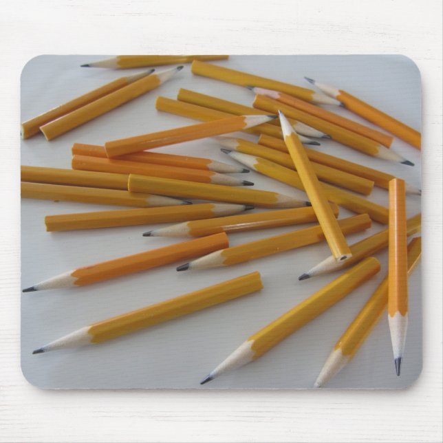 Floating Pencils Mouse Pad (Front)