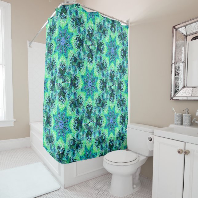 Floating Sea flowers”.... Shower Curtain (In Situ)