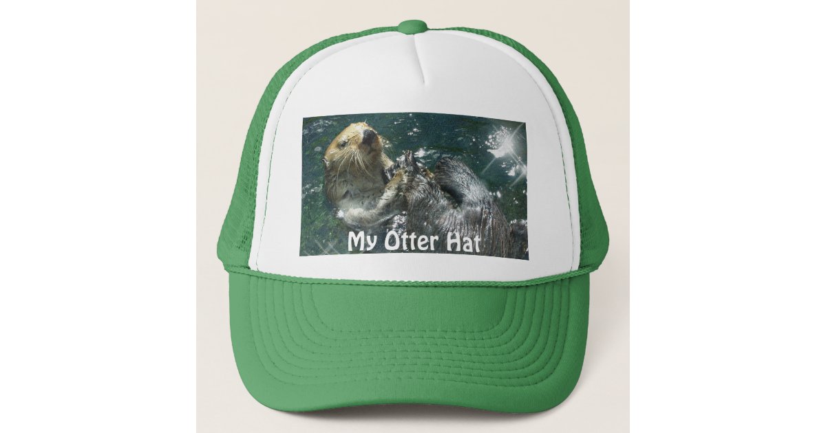 Floating Sea Otter My Otter Hat! Trucker Hat