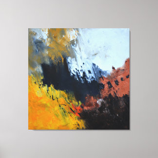 Floating seconds canvas print