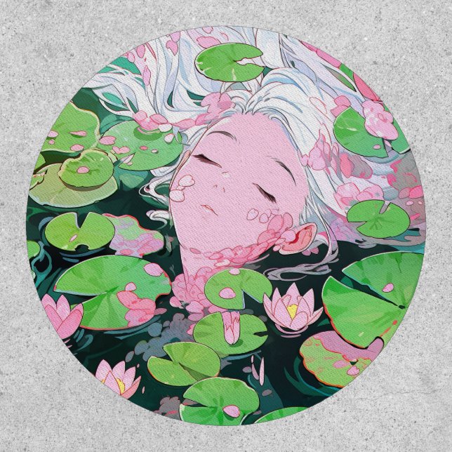 Floating Serenity Water Nymph Anime Girl Patch (Front)