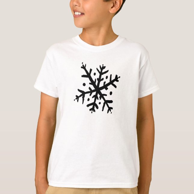 Floating Snowflake 02 - nd T-Shirt (Front)