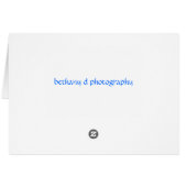 Floating Sting Ray Cards (Back Horizontal)
