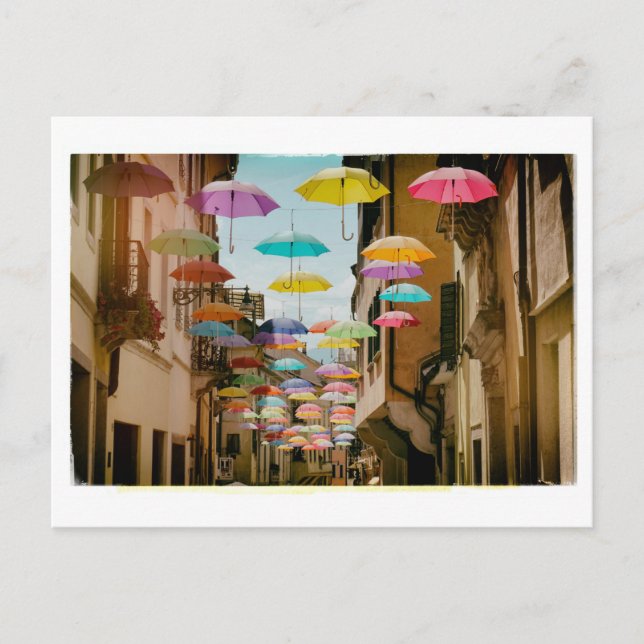 Floating Umbrellas Postcard (Front)