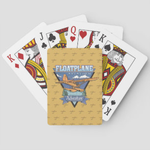 Floatplane Aviation Adventure Poker Cards