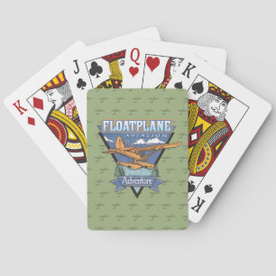 Floatplane Aviation Adventure Poker Cards