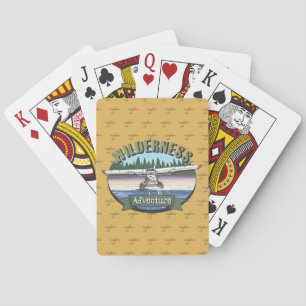 Floatplane Aviation Wilderness Adventure Poker Cards