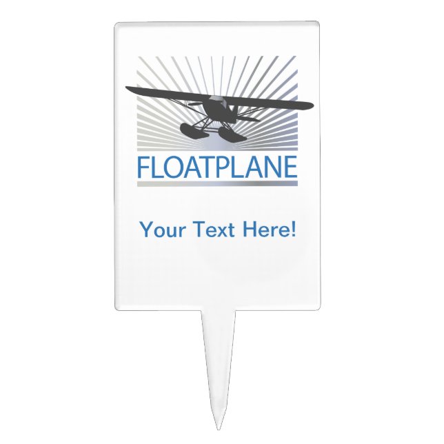 Floatplane Cake Topper (Front)