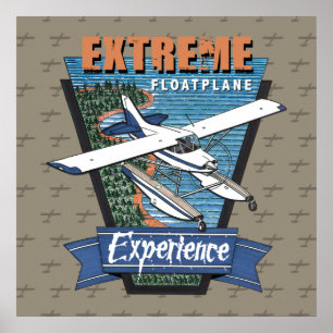 Floatplane Experience Aviation Poster