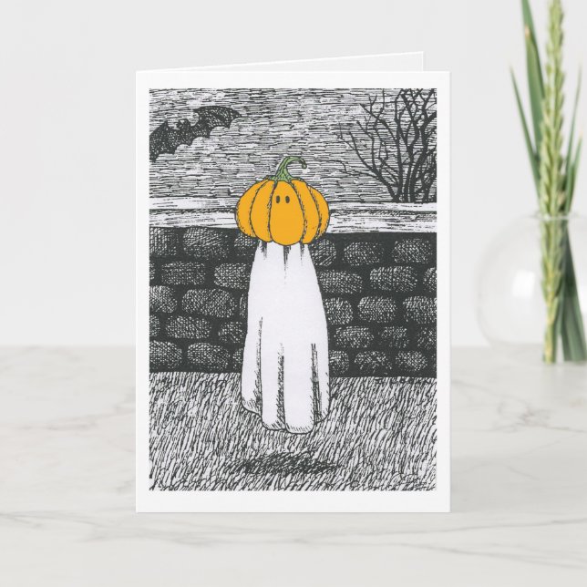 Floaty Ghost Card (Front)