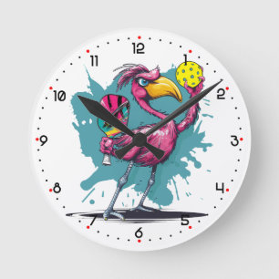 Flock Around and Find Out Pickleball  Round Clock