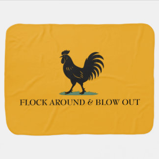 Flock Around & Blow Out Baby Blanket