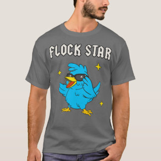 Flock Funny Bird Lover Ornithology T-Shirt