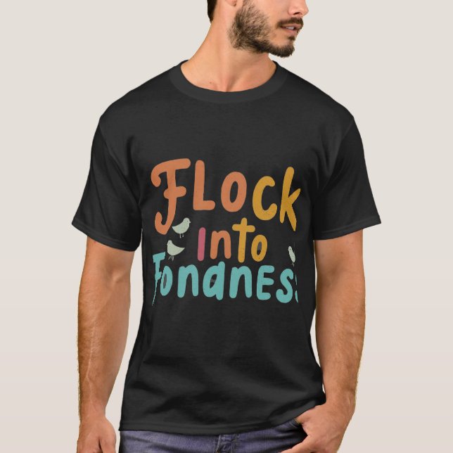 Flock into fondness  T-Shirt (Front)