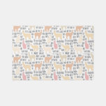 Flock Of Alpacas Pattern Rug