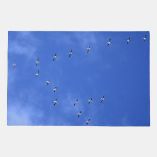 Flock of birds doormat