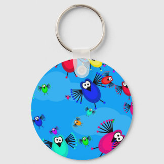 Flock of Birds Keychain