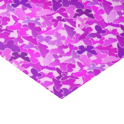 Flock of Butterflies Amethyst Violet and Orchid Tissue Paper