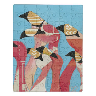 Flock of Flamingos Jigsaw Puzzle