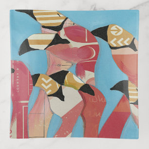 Flock of Flamingos Trinket Tray