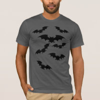 Flock of Flying Bats Trendy Halloween
