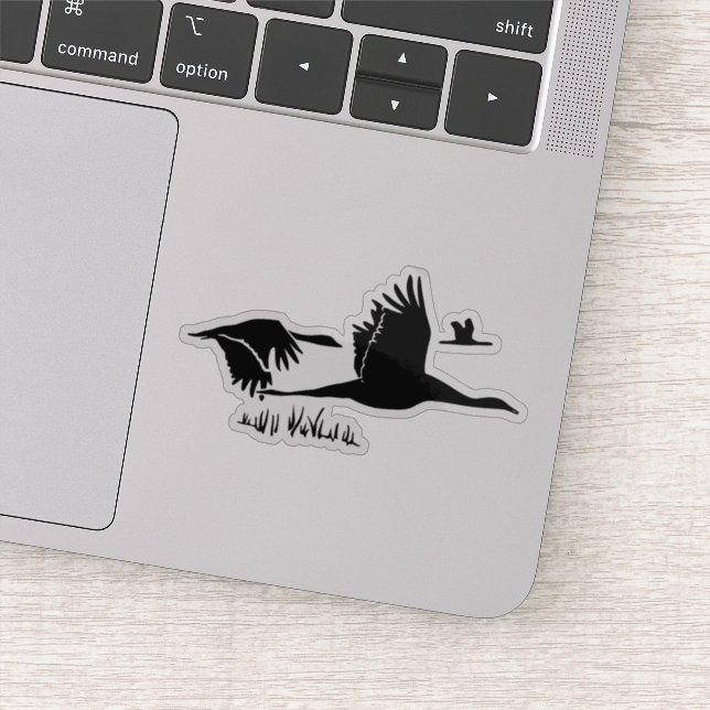 Flock of Geese Sticker (Detail)