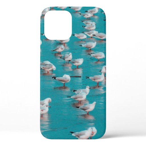 FLOCK OF GRAY BIRDS iPhone 12 CASE