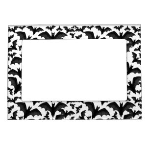 Flock of Halloween Vampire Bats Magnetic Frame