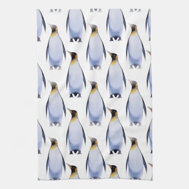Flock of Penguins Towel (Vertical)