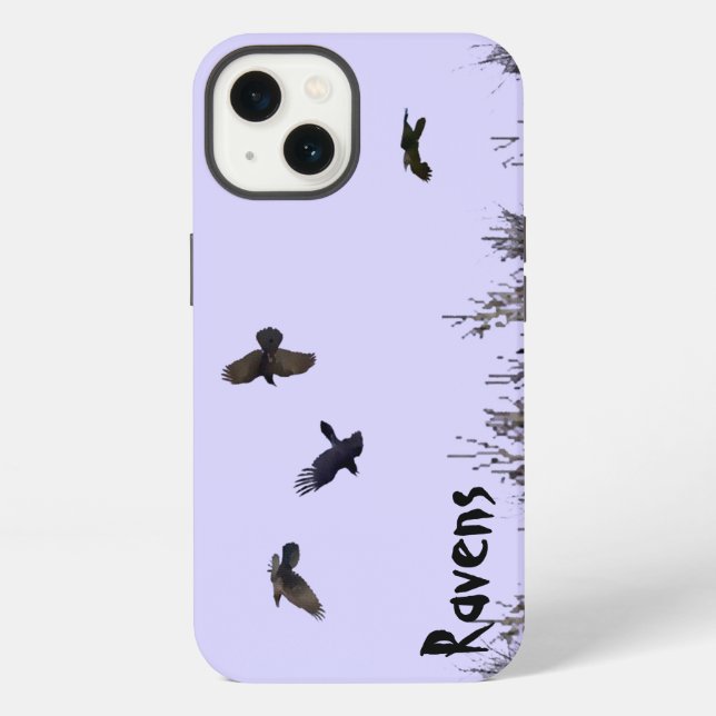 Flock of Ravens Iphone Case (Back)
