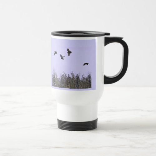 Flock of Ravens Travel Mug