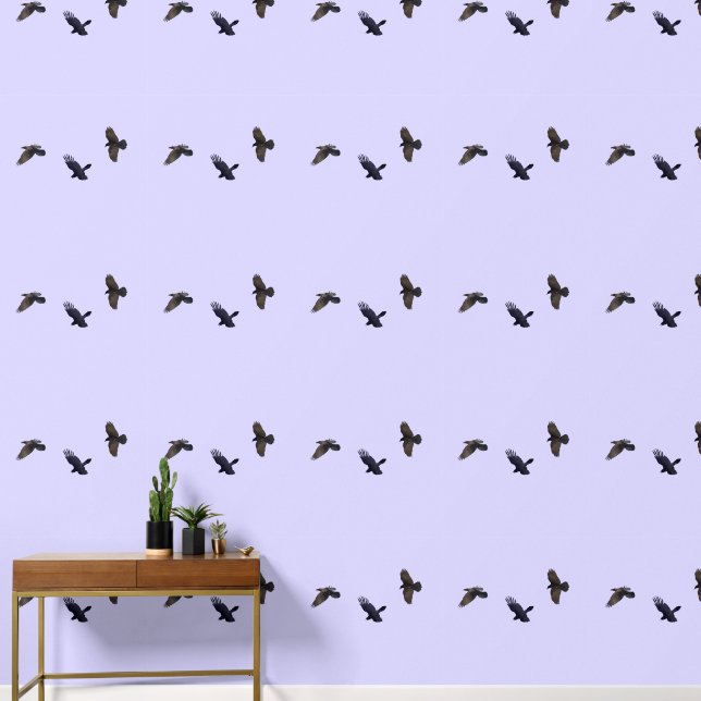 Flock of Ravens Wallpaper (Hallway)
