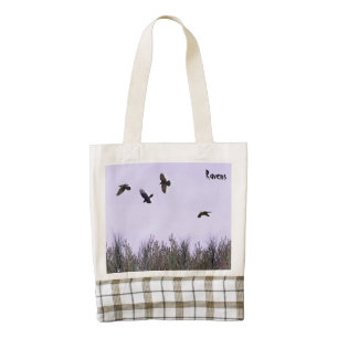 Flock Of Ravens Zazzle HEART Tote Bag