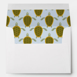 Flock Of Sea Turtles Pattern Envelope