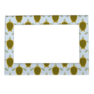 Flock Of Sea Turtles Pattern Magnetic Frame