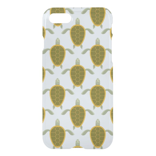 Flock Of Sea Turtles Pattern Uncommon iPhone Case (Back)