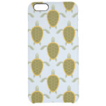 Flock Of Sea Turtles Pattern Clear iPhone 6 Plus Case
