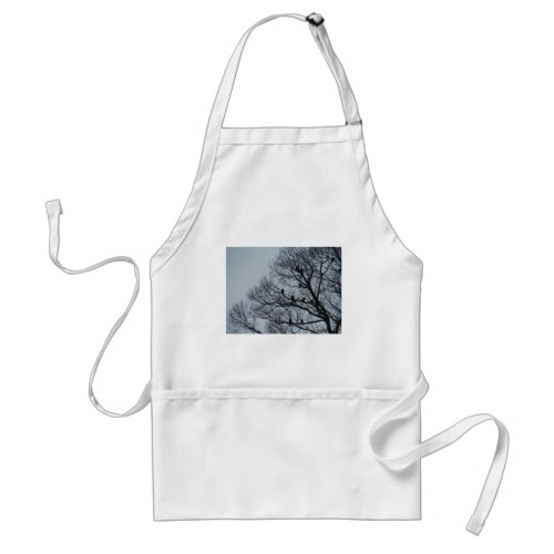 Flock of Vultures in a winter tree Adult Apron