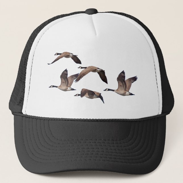 Flock of wild geese trucker hat (Front)