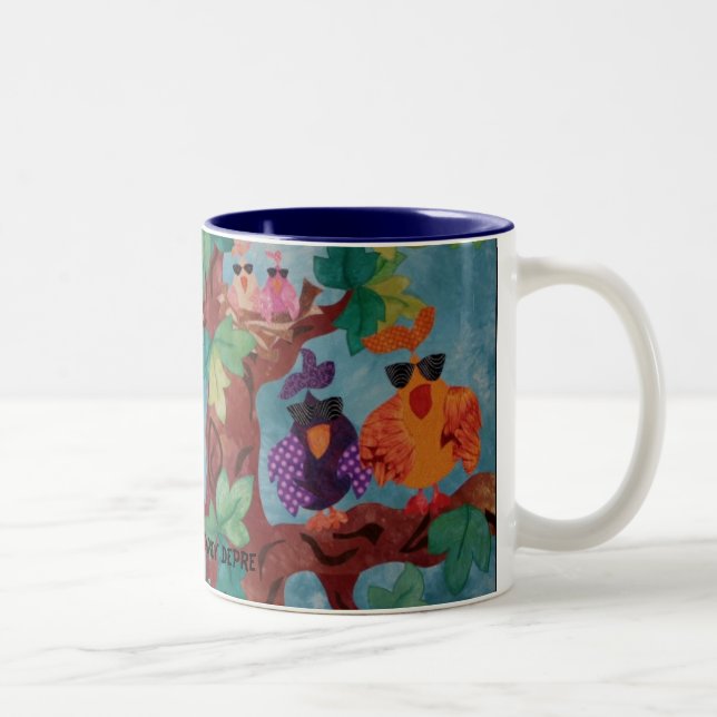 "Flocked" Coffee Mug (Right)