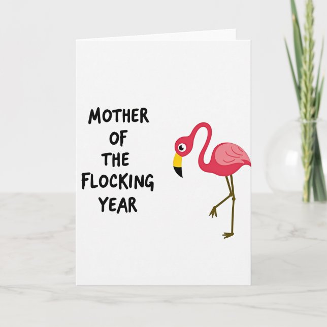 Flocking Great Mother Floral Card (Front)