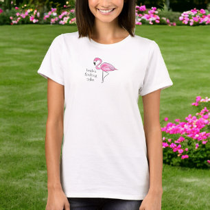 Flocking Tribe Flamingo Bridesmaid Bachelorette T-Shirt