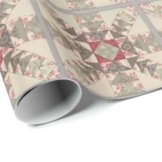 Flocons de Neige Light Wrapping Paper