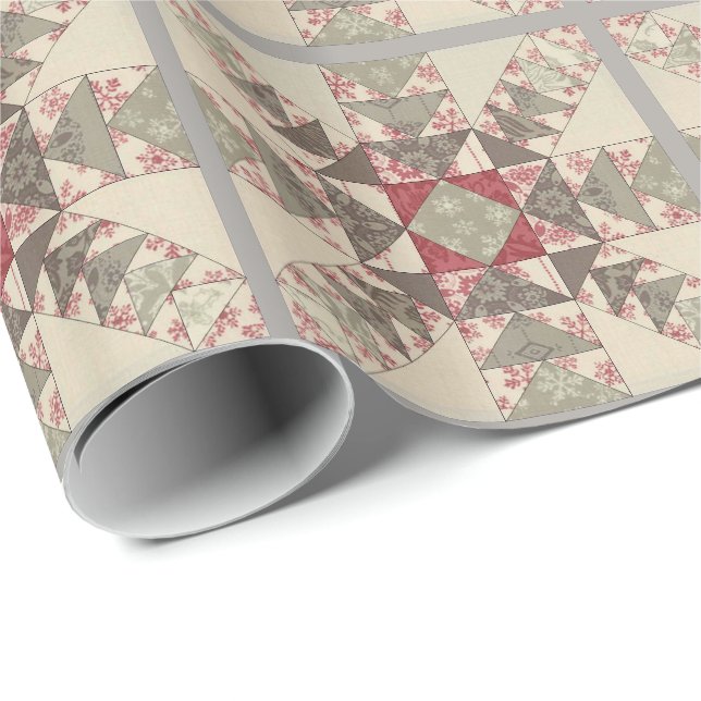 Flocons de Neige Light Wrapping Paper (Roll Corner)